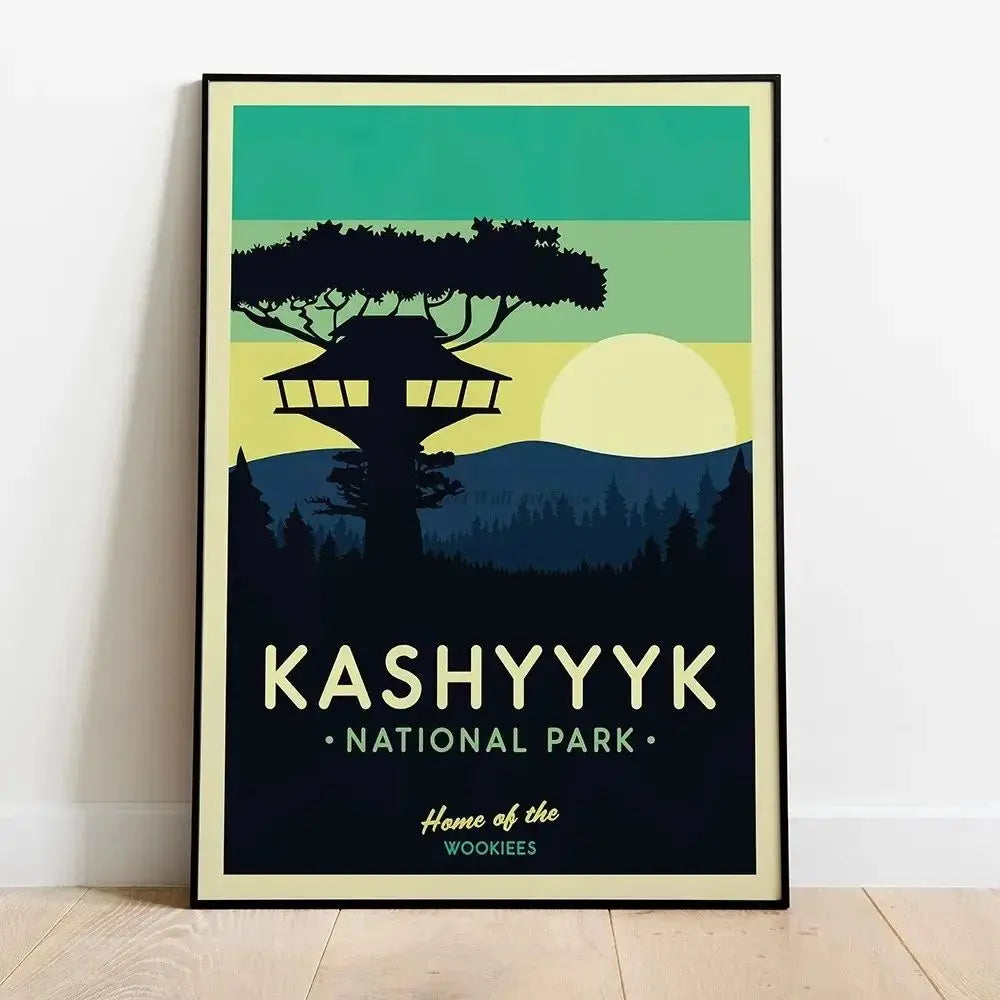 Star Wars Planets High Quality Posters