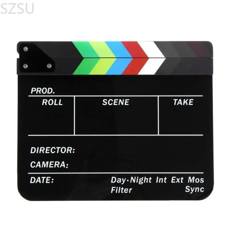SZSU Acrylic Clapper Board