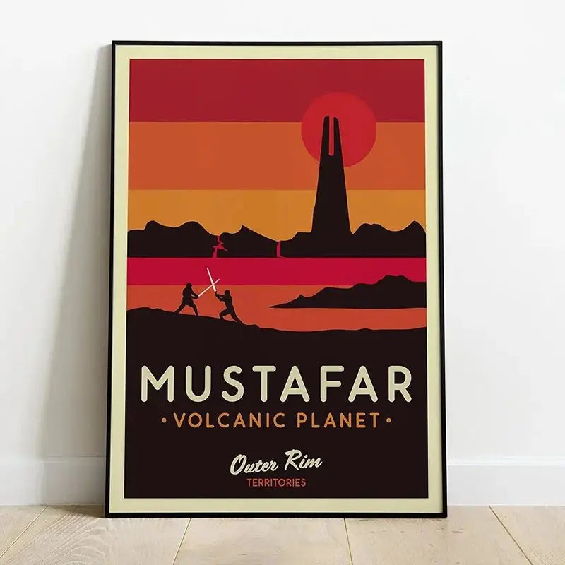 Star Wars Planets High Quality Posters