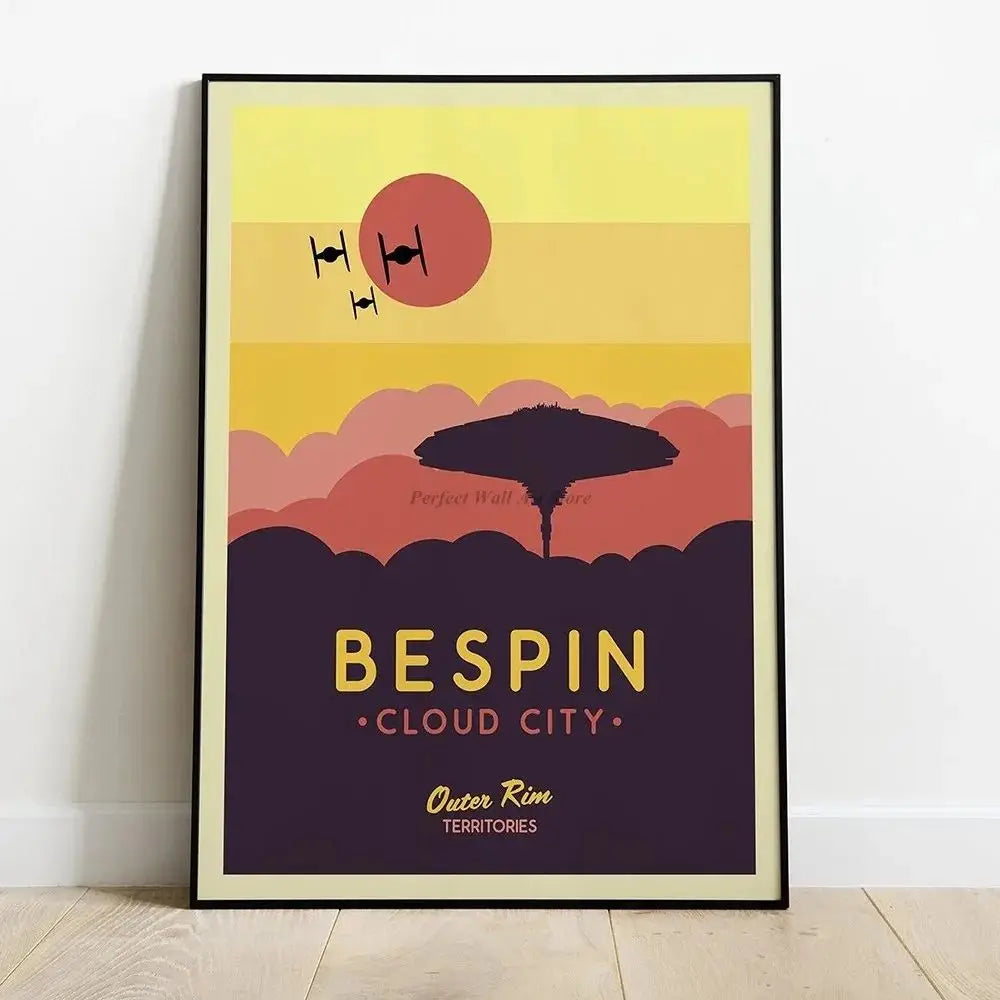 Star Wars Planets High Quality Posters