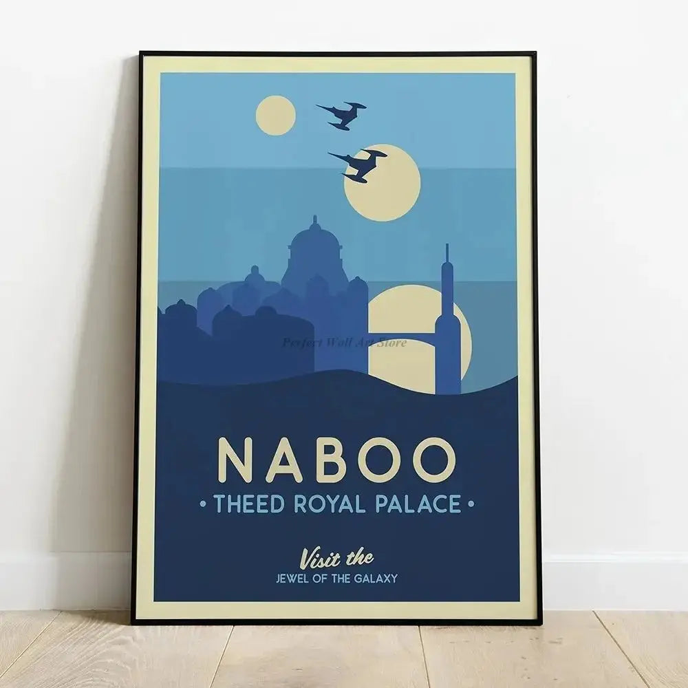 Star Wars Planets High Quality Posters