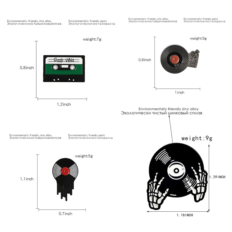 Pins for Cinema & Music lovers