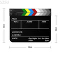 SZSU Acrylic Clapper Board
