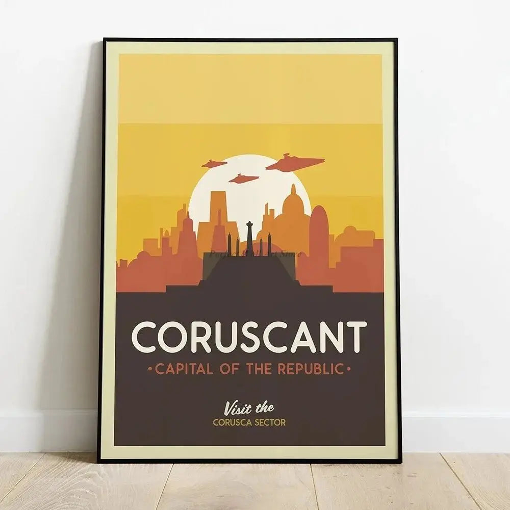 Star Wars Planets High Quality Posters